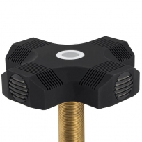 CS4S-RFRGB - 4 Element Boundary Layer Microphone with programmable RGB LED Touch Switch. Black